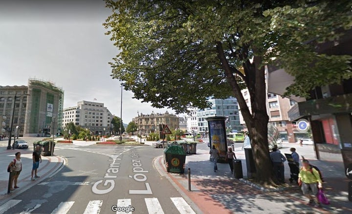 El centro de Bilbao.