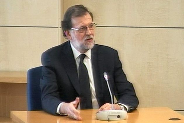 Rajoy declarando como