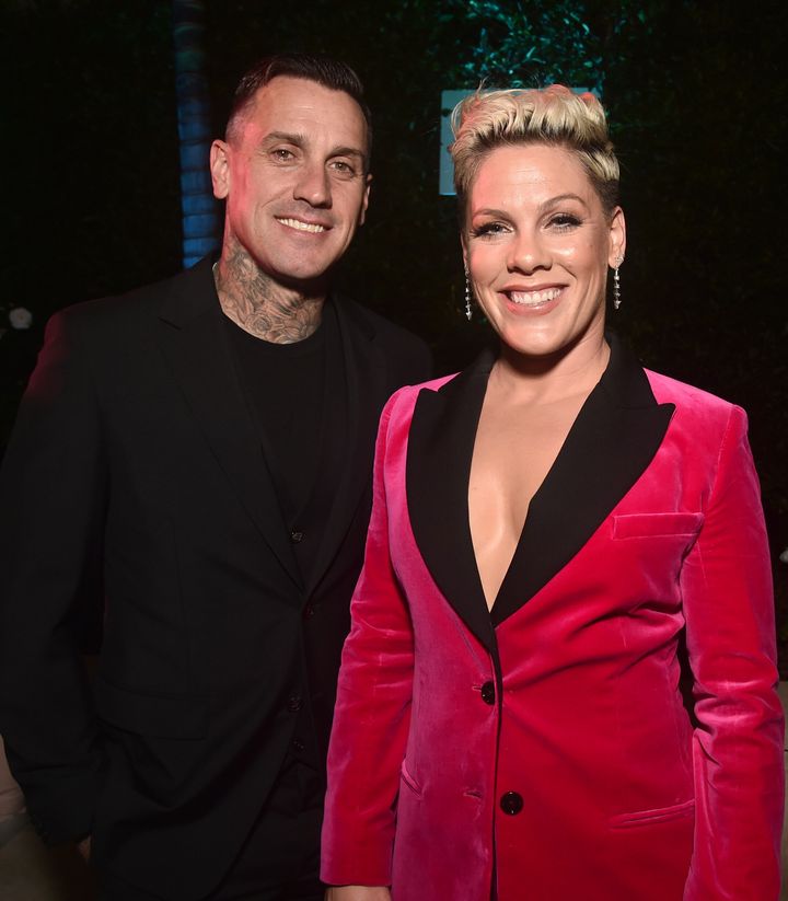Carey Hart and Pink in 2019