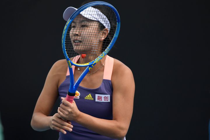 Shuai Peng, en el Open de Australia de 2020