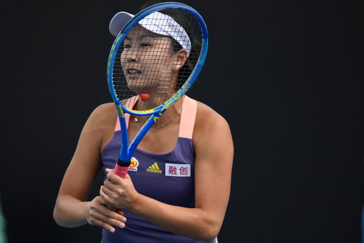 Shuai Peng, en el Open de Australia de 2020