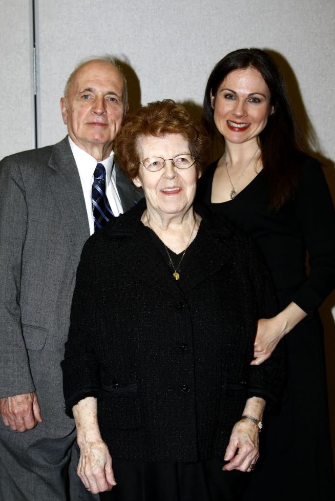The author (right) with her parents in Missouri celebrating their 50th wedding anniversary.