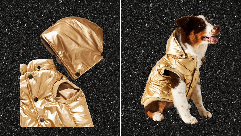 Short Puffer Coat - Dog/Cat Snowsuit Luxury Jacket