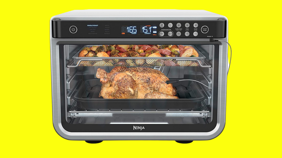 NINJA FOODI XL PRO AIR OVEN - Whole Roasted Chicken - Applewood Grill Mates  and Sweet…