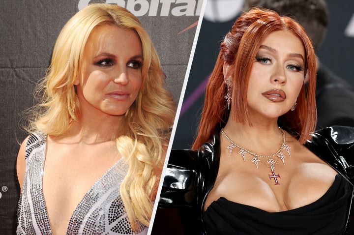 Britney Spears and Christina Aguilera