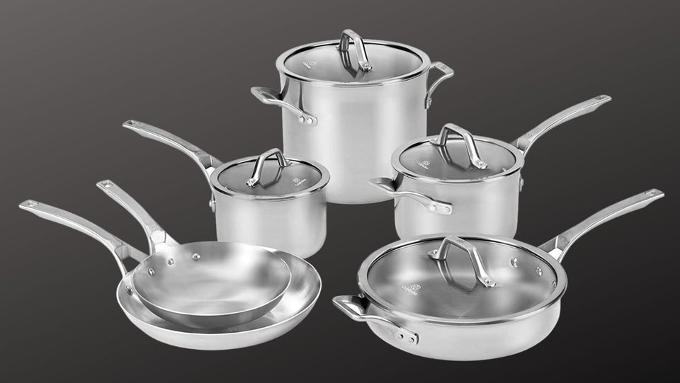 Calphalon - Signature 10-Piece Cookware Set - Stainless Steel