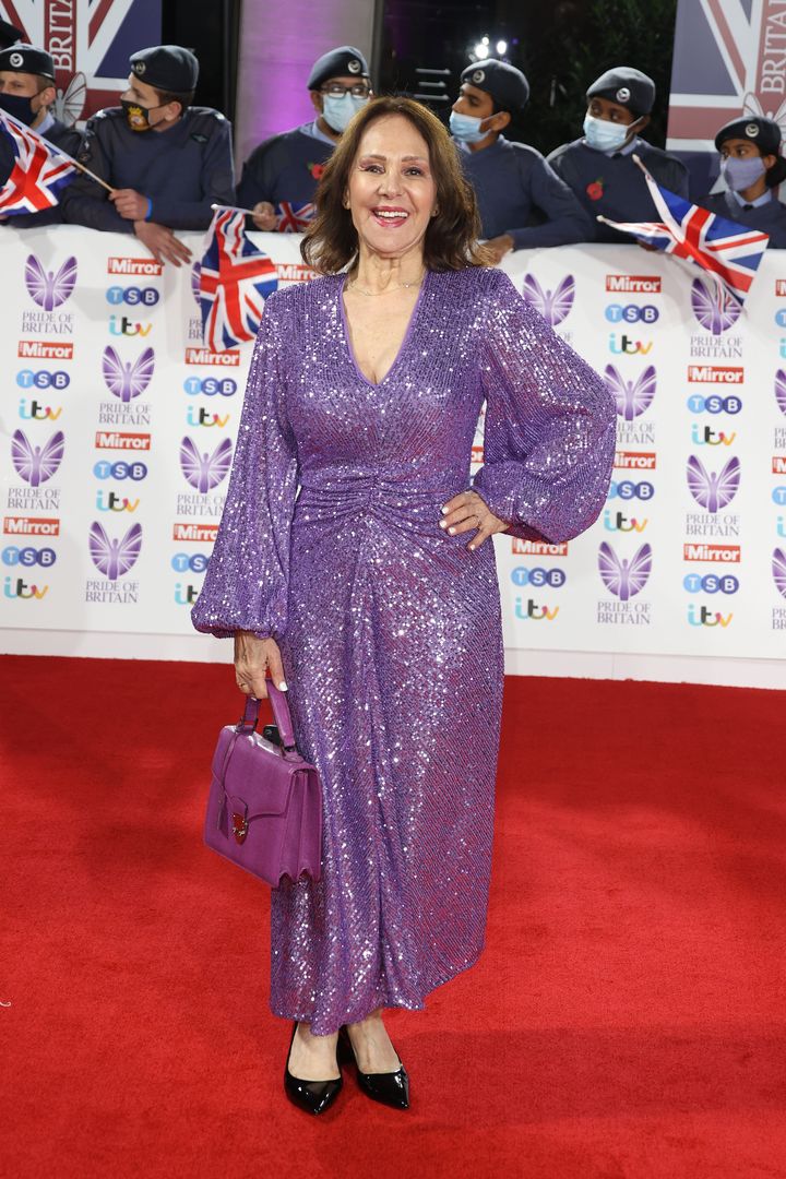 Arlene Phillips at the Pride Of Britain awards last month