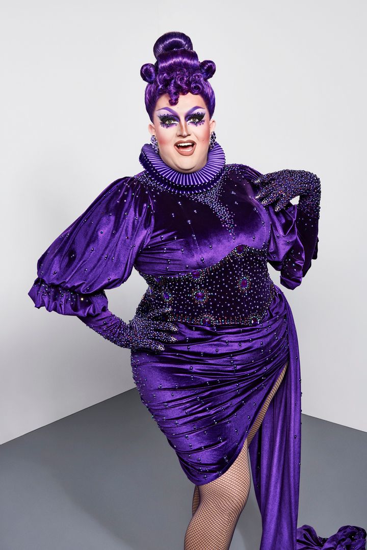 Lawrence Chaney in their Drag Race UK publicity photo