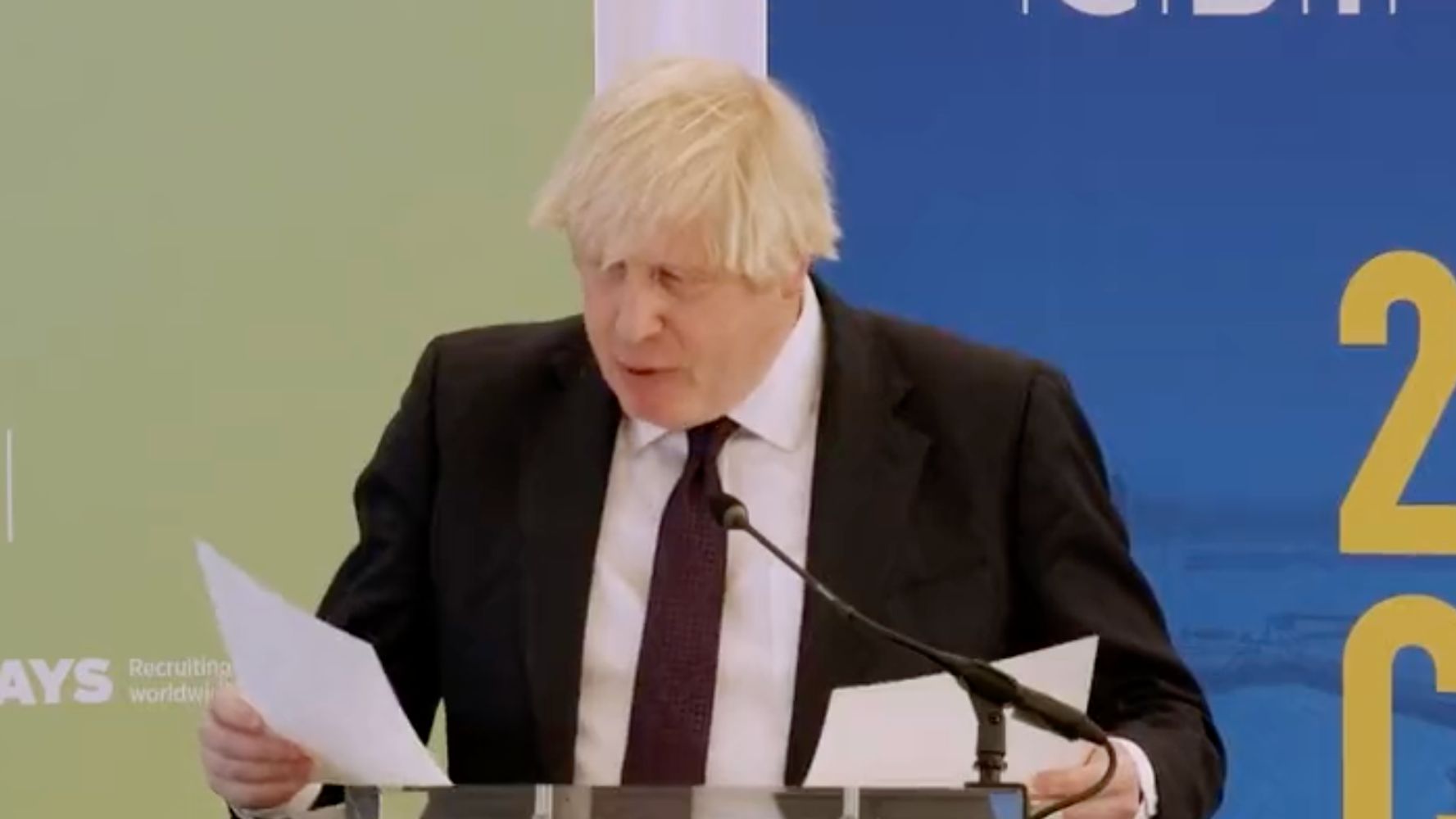 Boris Johnson Gets Lost During His Own Speech To Business Leaders - DUK ...