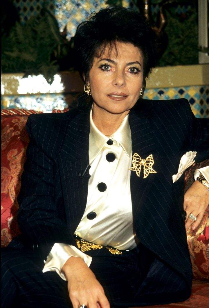 Patrizia Reggiani in the 1980s