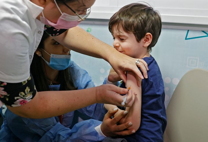 Εμβολιασμός παιδιού στο Τελ Αβίβ 
