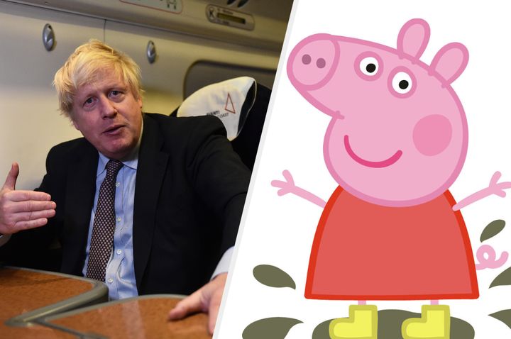 Boris Johnson mentioned Peppa Pig World unexpectedly in his speech
