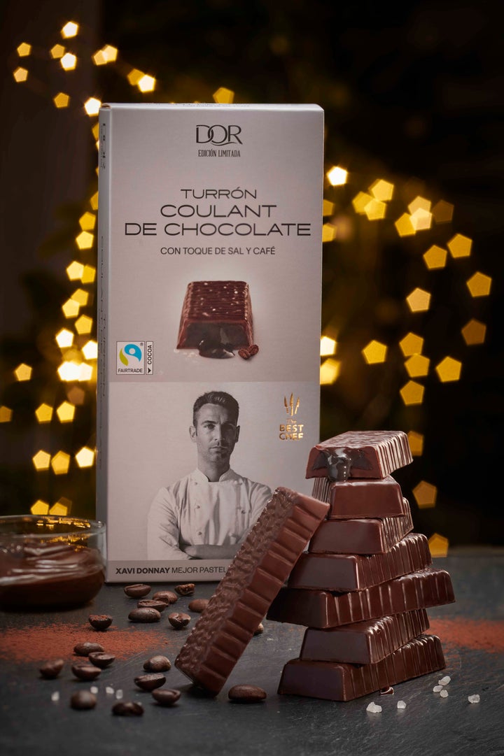 Turrón de coulante de chocolate de Lidl