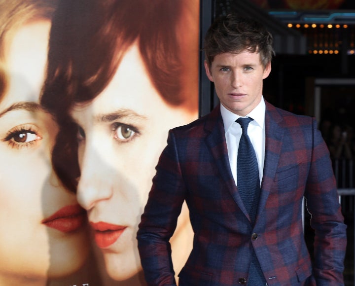 Eddie Redmayne at the 2015 premiere of "The Danish Girl."