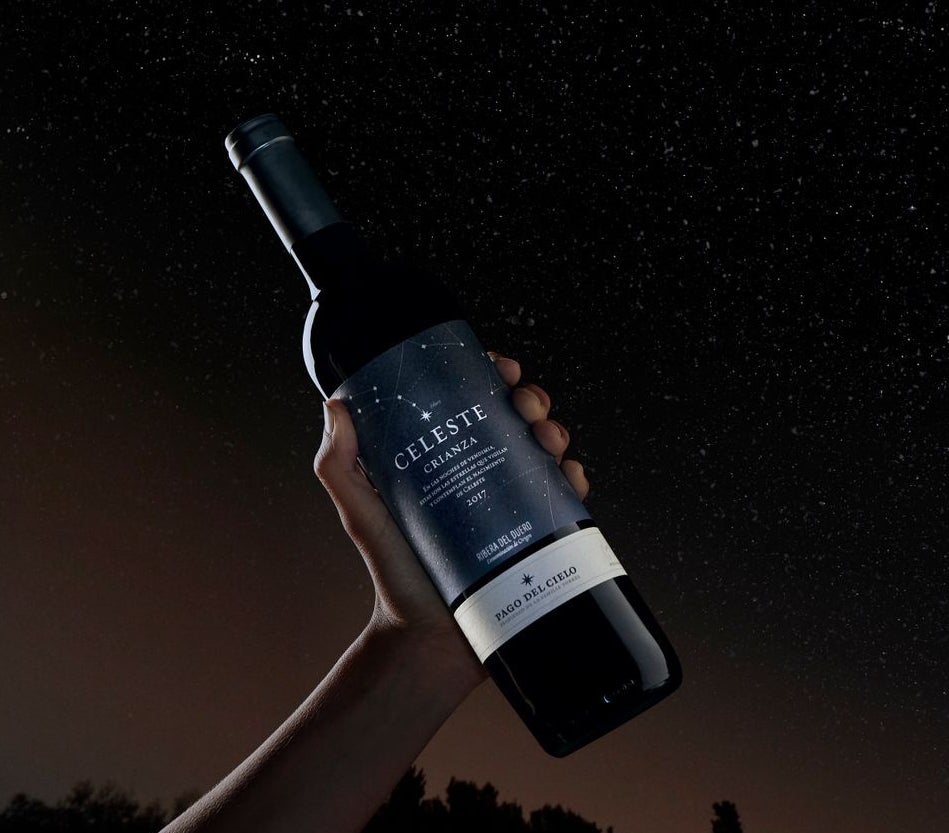 Etiqueta Celeste Crianza