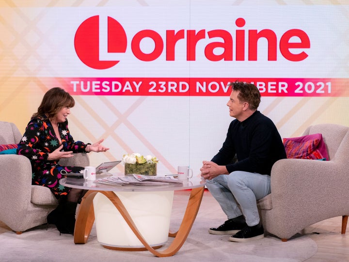 John Barrowman and Lorraine Kelly