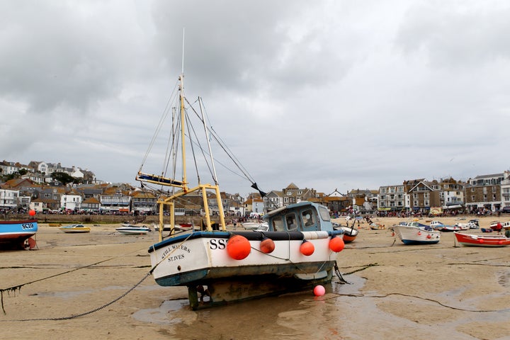 General View of the Harbour at St. Ives Cornwall