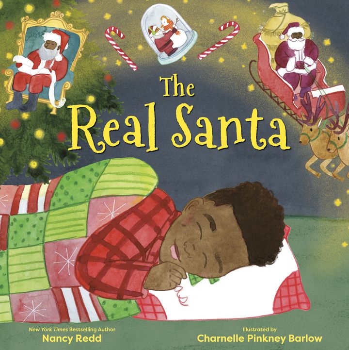 Redd's book features a child wondering what the real Santa looks like.
