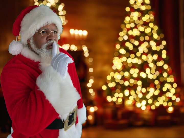 Saunders Claus is one of the first Black Santas to appear at Disney Parks this year. 