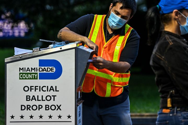 Ballot drop boxes for mailed ballots were another popular policy that states expanding voter access made permanent in 2021.
