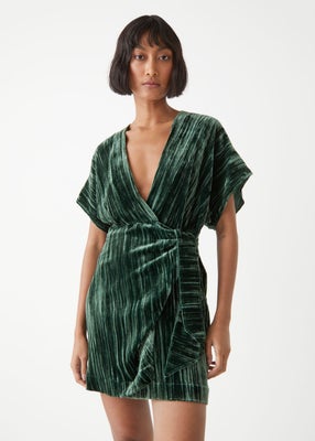 Bb dakota night outlet fever velvet wrap dress