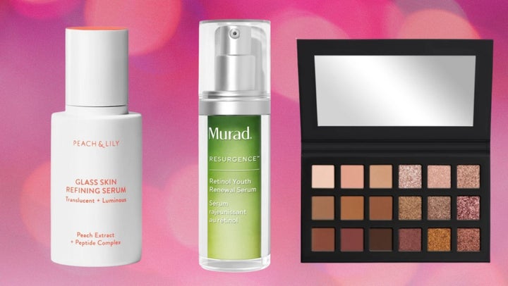 <a href="https://shareasale.com/r.cfm?b=999&u=2986930&m=92785&afftrack=cyberweekbeauty-TessaFlores-112321-&urllink=www.peachandlily.com%2Fproducts%2Fglass-skin-refining-serum" target="_blank" role="link" rel="sponsored" class=" js-entry-link cet-external-link" data-vars-item-name="Peach & Lilly's Glass Skin serum" data-vars-item-type="text" data-vars-unit-name="619d4efee4b0451e5500703c" data-vars-unit-type="buzz_body" data-vars-target-content-id="https://shareasale.com/r.cfm?b=999&u=2986930&m=92785&afftrack=cyberweekbeauty-TessaFlores-112321-&urllink=www.peachandlily.com%2Fproducts%2Fglass-skin-refining-serum" data-vars-target-content-type="url" data-vars-type="web_external_link">Peach & Lilly's Glass Skin serum</a>, <a href="https://go.skimresources.com/?id=38395X987171&xs=1&xcust=cyberweekbeauty-TessaFlores-112321-&url=https%3A%2F%2Fwww.murad.com%2Fproduct%2Fretinol-youth-renewal-serum%2F" target="_blank" role="link" rel="sponsored" class=" js-entry-link cet-external-link" data-vars-item-name="Murad's retinol serum " data-vars-item-type="text" data-vars-unit-name="619d4efee4b0451e5500703c" data-vars-unit-type="buzz_body" data-vars-target-content-id="https://go.skimresources.com/?id=38395X987171&xs=1&xcust=cyberweekbeauty-TessaFlores-112321-&url=https%3A%2F%2Fwww.murad.com%2Fproduct%2Fretinol-youth-renewal-serum%2F" data-vars-target-content-type="url" data-vars-type="web_external_link">Murad's retinol serum </a> and the <a href="https://go.skimresources.com/?id=38395X987171&xs=1&xcust=cyberweekbeauty-TessaFlores-112321-&url=https%3A%2F%2Fwww.lorac.com%2Fpro-palette-soleil" target="_blank" role="link" rel="sponsored" class=" js-entry-link cet-external-link" data-vars-item-name="pro palette in Soleil from Lorac" data-vars-item-type="text" data-vars-unit-name="619d4efee4b0451e5500703c" data-vars-unit-type="buzz_body" data-vars-target-content-id="https://go.skimresources.com/?id=38395X987171&xs=1&xcust=cyberweekbeauty-TessaFlores-112321-&url=https%3A%2F%2Fwww.lorac.com%2Fpro-palette-soleil" data-vars-target-content-type="url" data-vars-type="web_external_link">pro palette in Soleil from Lorac</a>