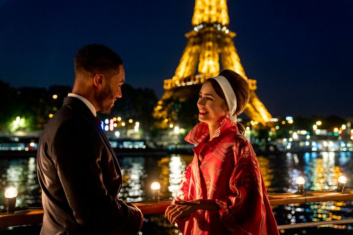 "Emily in Paris" on Netflix.