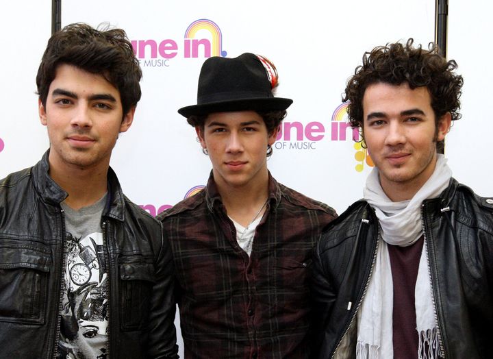 The Jonas Brothers wore so-called purity rings during the late 2000s.