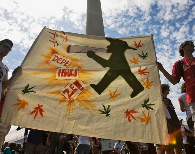 Le 1 août 2009, une manifestation pour la légalisation du cannabis à Berlin