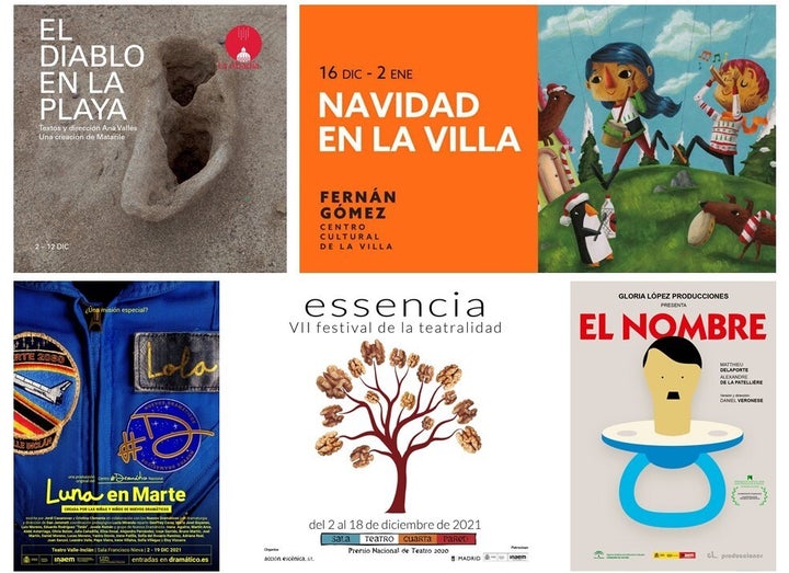 Cinco tentaciones teatrales para diciembre.