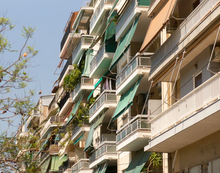 Athens, Greece - Apartment Building Or Block Of Flats Or Similar
