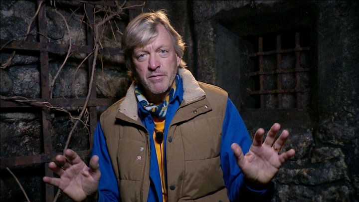 Richard Madeley in the I'm A Celebrity castle