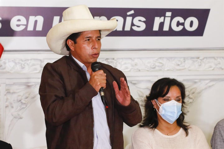 El presidente de Perú, Pedro Castillo.
