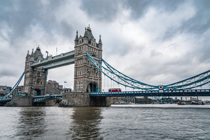 The Famous Tower Bridge in london, a Big Imposing Landmark