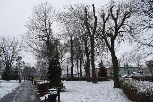 Nieve en la localidad polaca de Sokolka, desde donde algunos vecinos y activistas ayudan a los