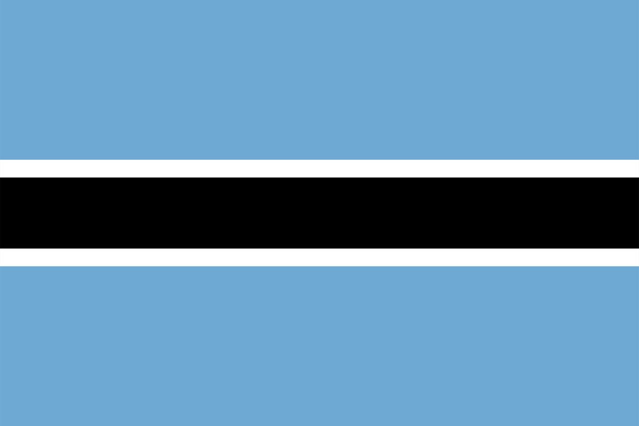 H σημαία της Μποτσουάνα