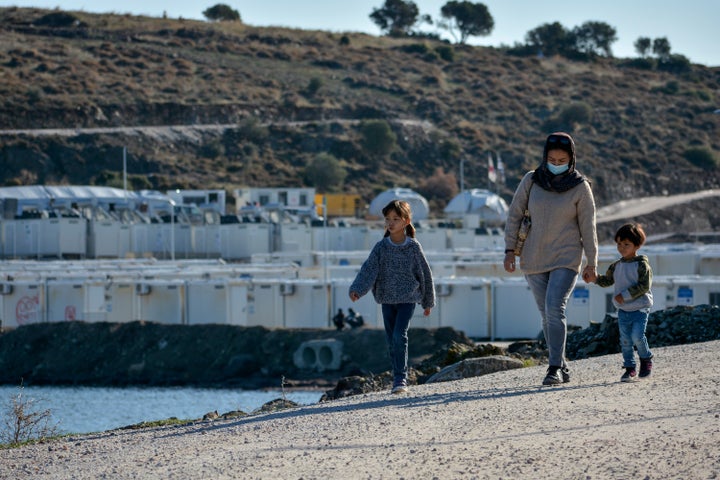 Πρόσφυγες στη Λέσβο