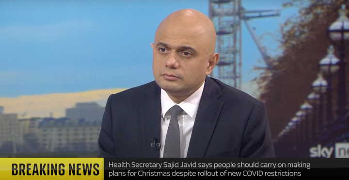 Health Secretary Sajid Javid