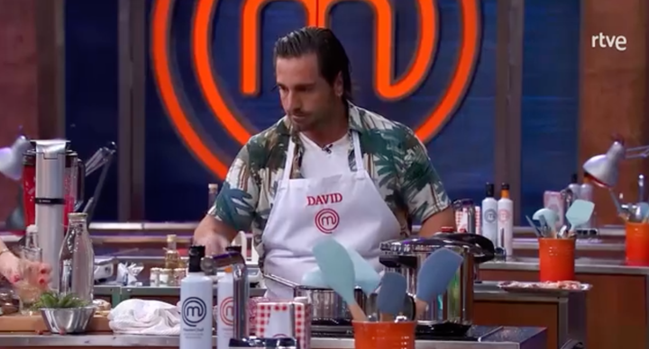 David Bustamante en 'MasterChef Celebrity'.