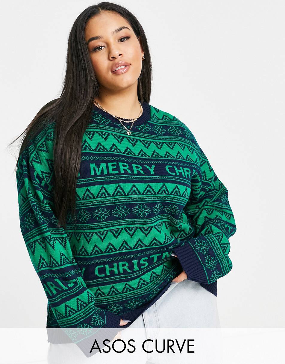 christmas jumper curve
