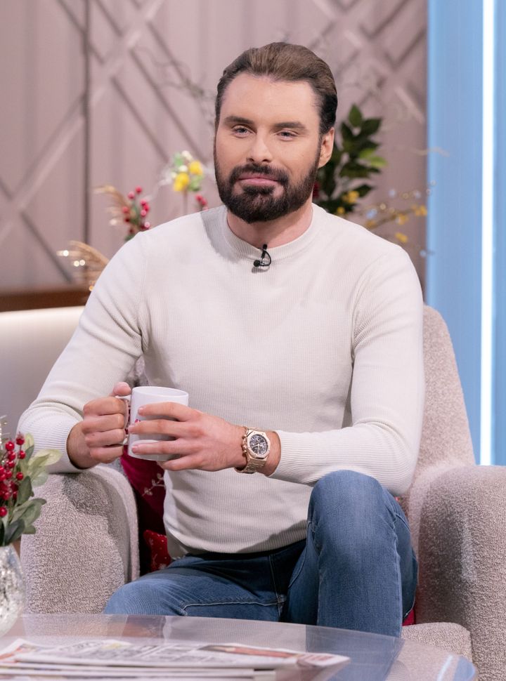 Rylan Clark reflected on his break-up during an interview with Lorraine Kelly