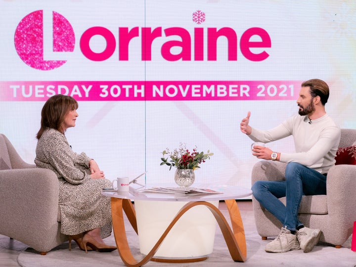 Rylan in the Lorraine studio