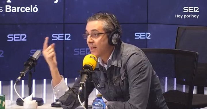 Eduardo Madina, en la Cadena Ser.