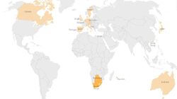 Ο παγκόσμιος χάρτης της παραλλαγής Όμικρον: Σε ποιές χώρες και πόσα κρούσματα έχουν καταγραφεί
