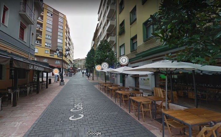 La calle Gascona de Oviedo.