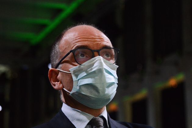 Enrico Letta during the News The 2021 assembly of Confesercenti, on the occasion of the 50th anniversary...