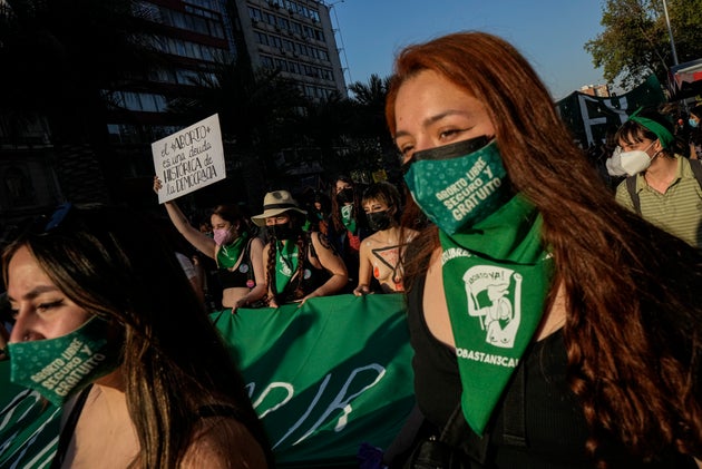 Από την μεγαλειώδη συγκέντρωση υπέρ των αμβλώσεων στο Σαντιάγο ης Χιλής στις 28 Σεπτεμβρίου.