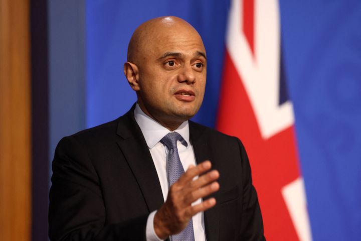 Sajid Javid said the government was on a "national mission" to ensure adults received their booster jab.