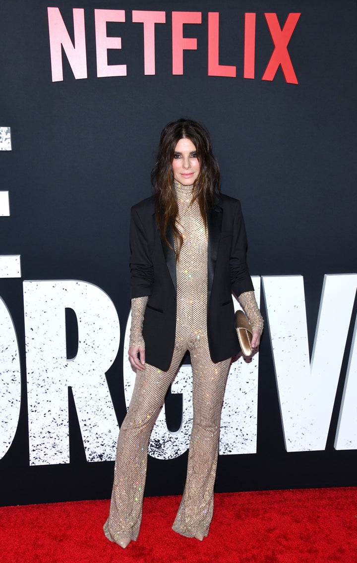 Sandra Bullock en el estreno de Netflix en Los Ángeles "Lo imperdonable" en noviembre.