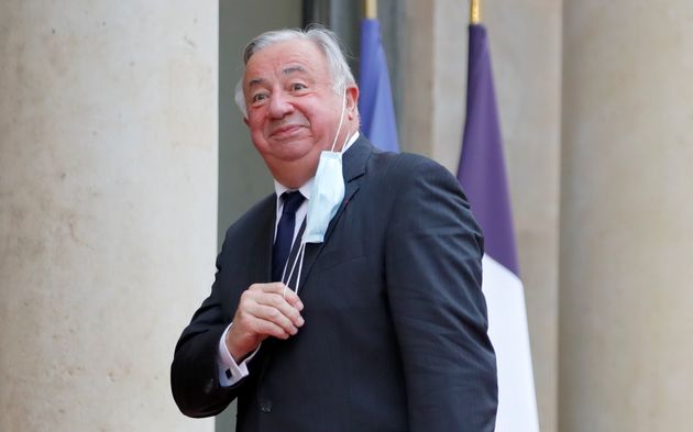 Gérard Larcher photographié à l'Elysée le 5 juillet 2021